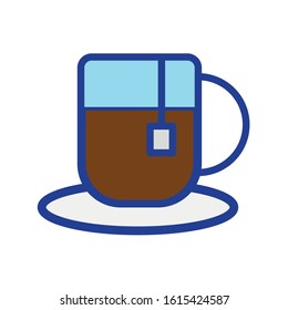 tea mug beverage isolated icon vector illustration design