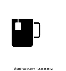 tea mug icon design vector template