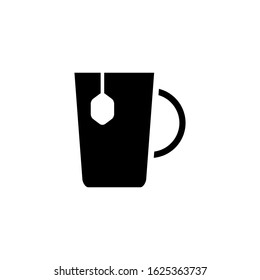 tea mug icon design vector template