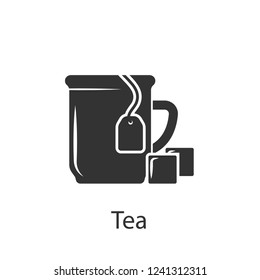 Tea in a mug icon. Element of drink and food icon for mobile concept and web apps. 