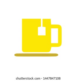 tea mug icon. Logo element illustration. tea mug design. colored collection. tea mug concept. Can be used in web and mobile