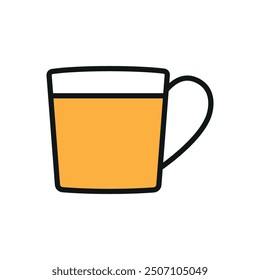 Tea mug icon vector design templates simple and modern concepts