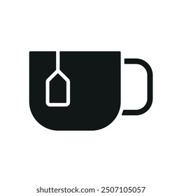 Tea mug icon vector design templates simple and modern concepts