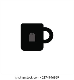 Tea mug aislado en fondo blanco