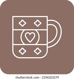 Icono vectorial Tea Mug. Se puede usar para imprimir, móviles y aplicaciones web.