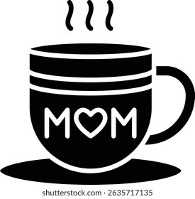 Tea Mug vector icon. Can be used for printing, mobile and web applications.