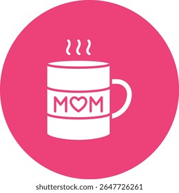 Tea Mug vector icon. Can be used for printing, mobile and web applications.