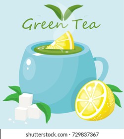 tea, mugs, green.