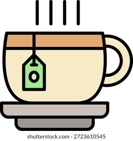 Té Nuevo Vector de diseño de iconos creativos