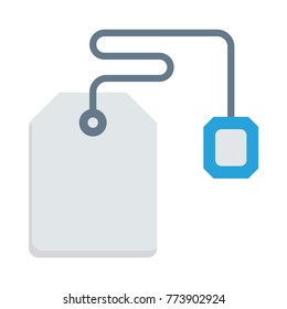  tea pack flat icon