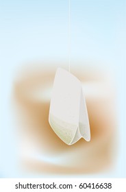 Tea package in a liquid