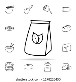 tea packing icon. Food icons universal set for web and mobile