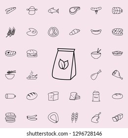 tea packing icon. Food icons universal set for web and mobile
