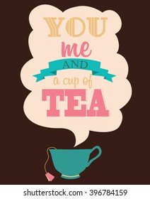 Tea party card
