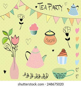 Tea Party Illustration