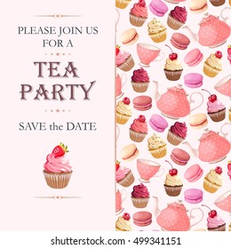 Tea party invitation