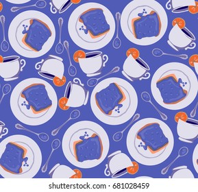 Tea party pattern