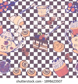 Tea Party Pattern From
