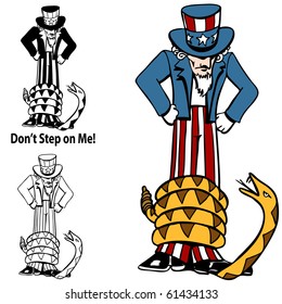 Tea Party Rattlesnake Uncle Sam