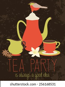 Tea party and spice