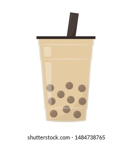Tea pearl vector. wallpaper. free space for text. Tea pearl logo design.