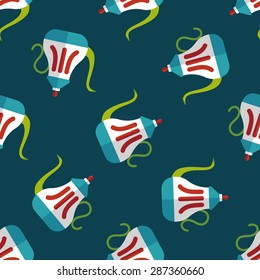 tea pot flat icon,eps10 seamless pattern background