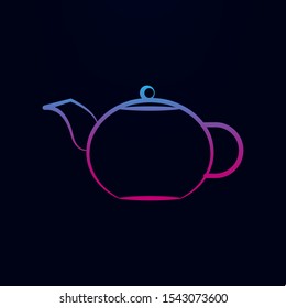 Tea pot hand drawn nolan icon. Simple thin line, outline vector of tea icons for ui and ux, website or mobile application
