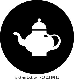 Tea pot icon. coffee pot, hot coffee and tea icon with vector illustration.