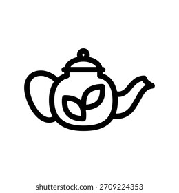 Plantilla de diseño de Vector de ilustración de icono de té