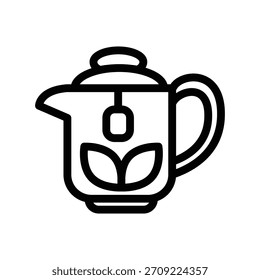 Plantilla de diseño de Vector de ilustración de icono de té