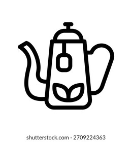 Plantilla de diseño de Vector de ilustración de icono de té