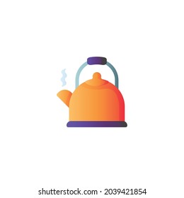 Icono De Tea Pot Aislado En Fondo Blanco
