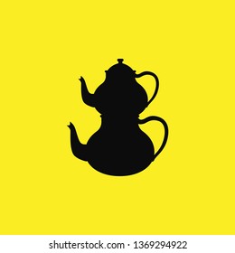 tea pot icon vector