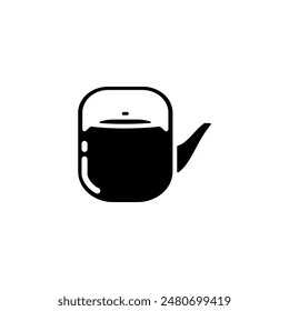 icono de tetera Plantilla de diseño de Vector estilo elegante