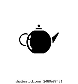 icono de tetera Plantilla de diseño de Vector estilo elegante