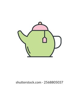 Tea Pot Icon vector design templates simple and modern