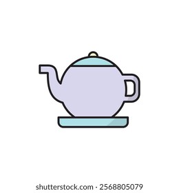 Tea Pot Icon vector design templates simple and modern
