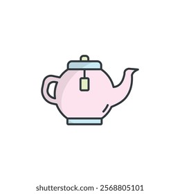 Tea Pot Icon vector design templates simple and modern