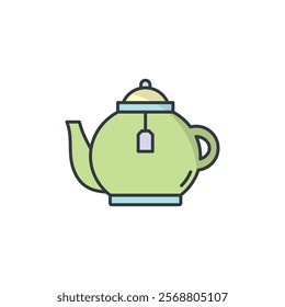 Tea Pot Icon vector design templates simple and modern