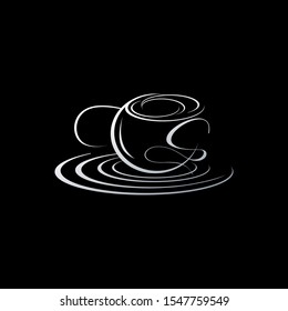 Tea Pot Letter S logo. Creative design concept tea pot line shape with letter S for restaurant, cafe, brand identity