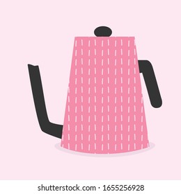 Recipiente de té para ilustraciones vectoriales en muchos colores