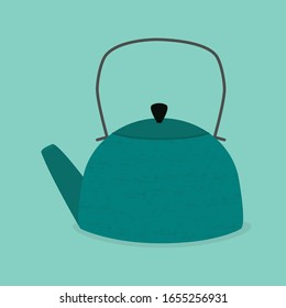 Recipiente de té para ilustraciones vectoriales en muchos colores