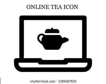 Tea pot search icon. Editable Tea pot search icon for web or mobile.