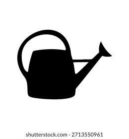Tea pot silhouette vector flat design on white background.