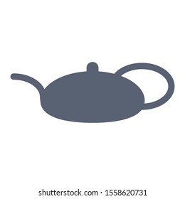 Tea pot vector icon. Kettle logo.