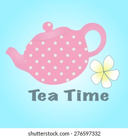tea pot vector illustration object isolated