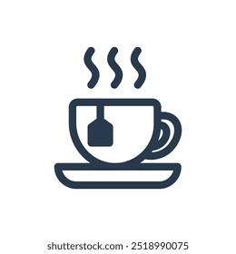 Tea Restaurant Menu Vector Icon