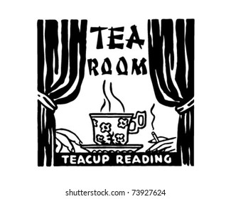 Tea Room 2 - Retro Ad Art Banner