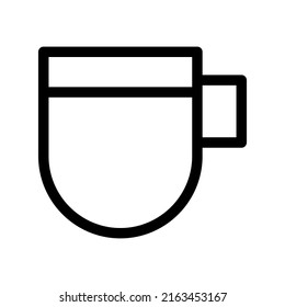 tea set icon or logo isolated sign symbol vector illustration - high quality black style vector icons
