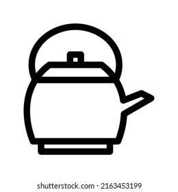 tea set icon or logo isolated sign symbol vector illustration - high quality black style vector icons
